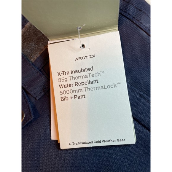 Arctix Kids Snow Pants with‎ Reinforced Knees and Seat, Blue Night, Large - Picture 6 of 16